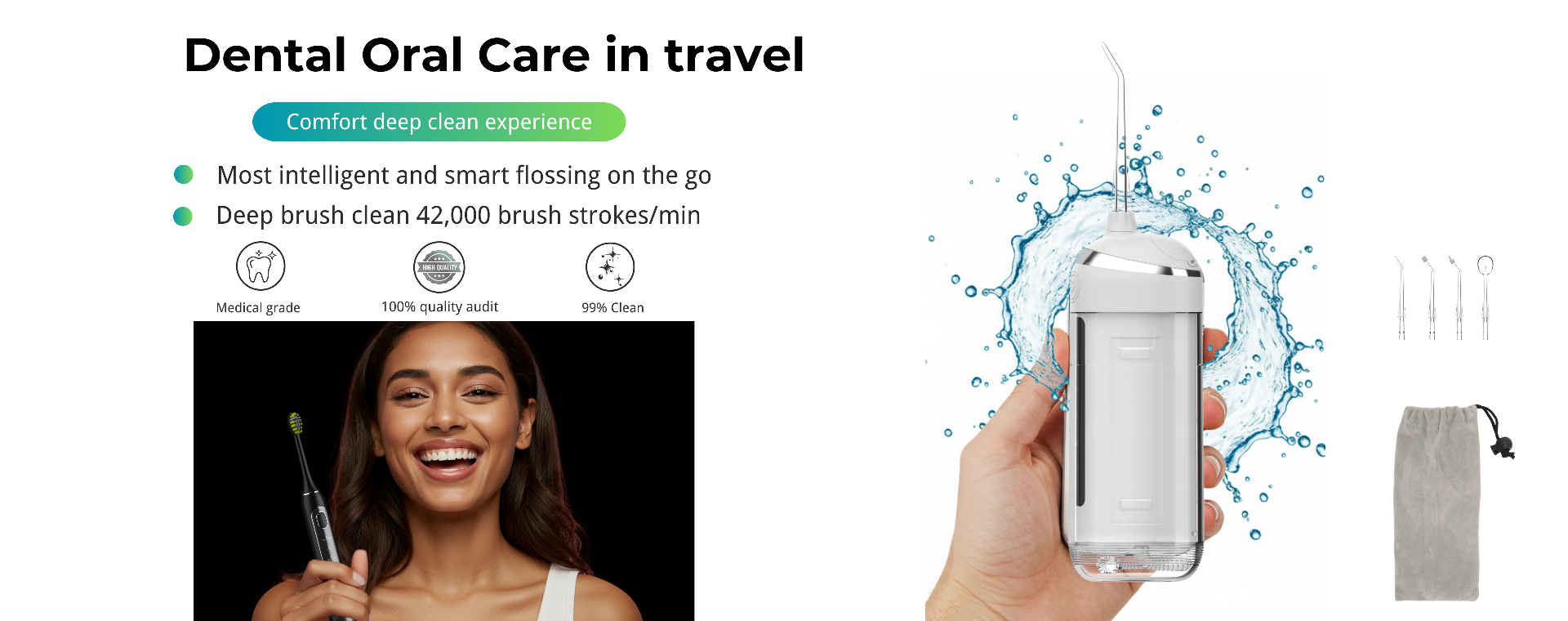 The best dental gum care water flosser