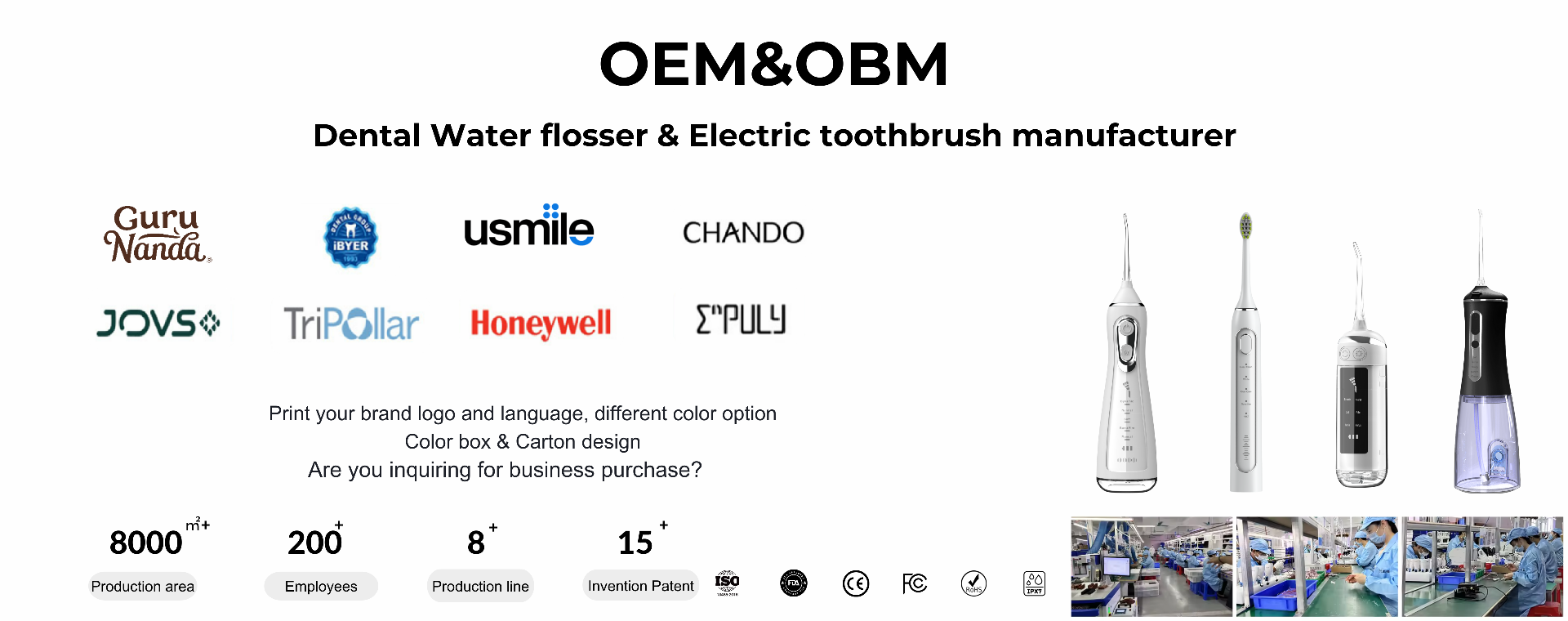 Dental Water flosser manufacturer.png