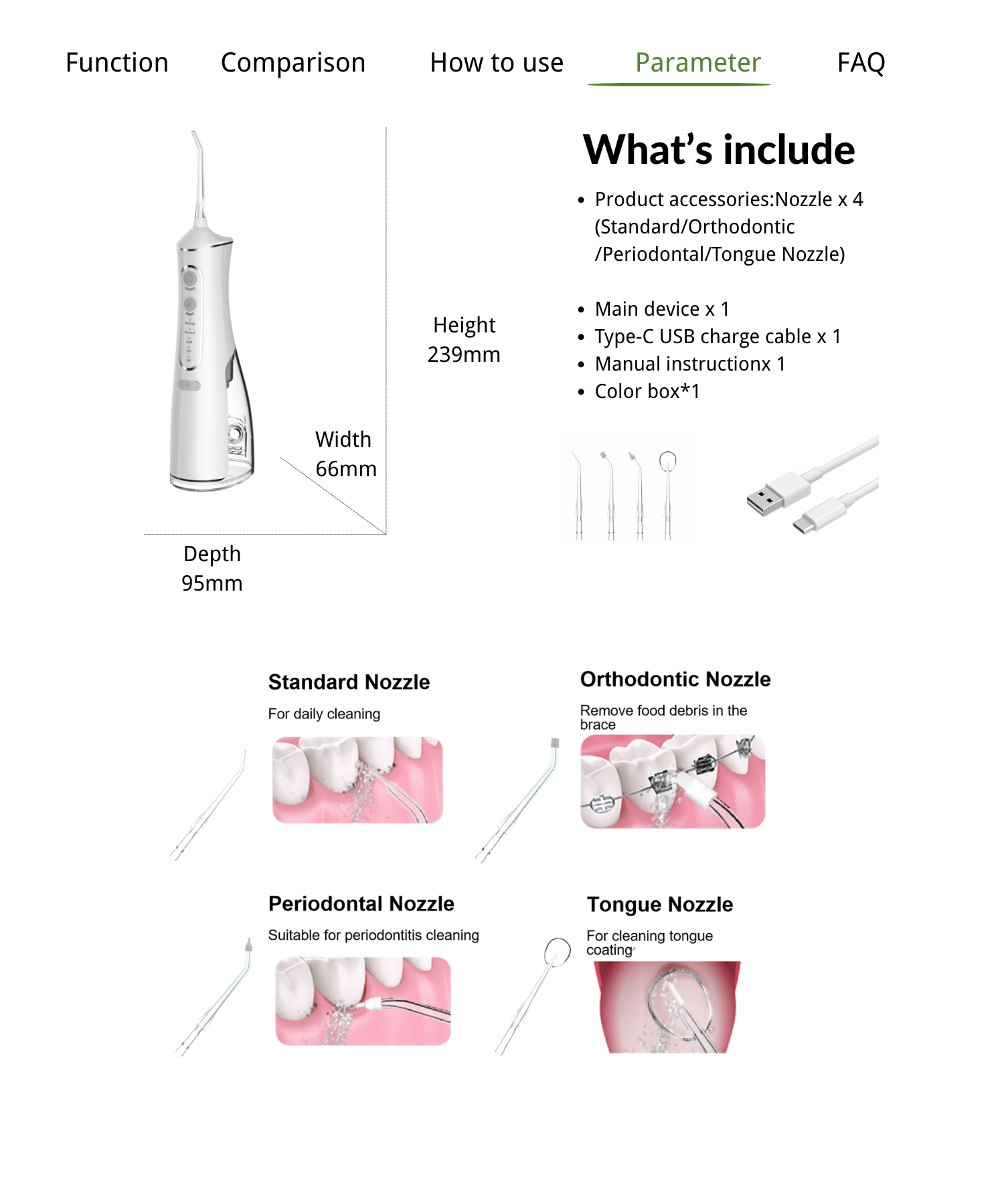 9.Dental Water flosser wholesale.png