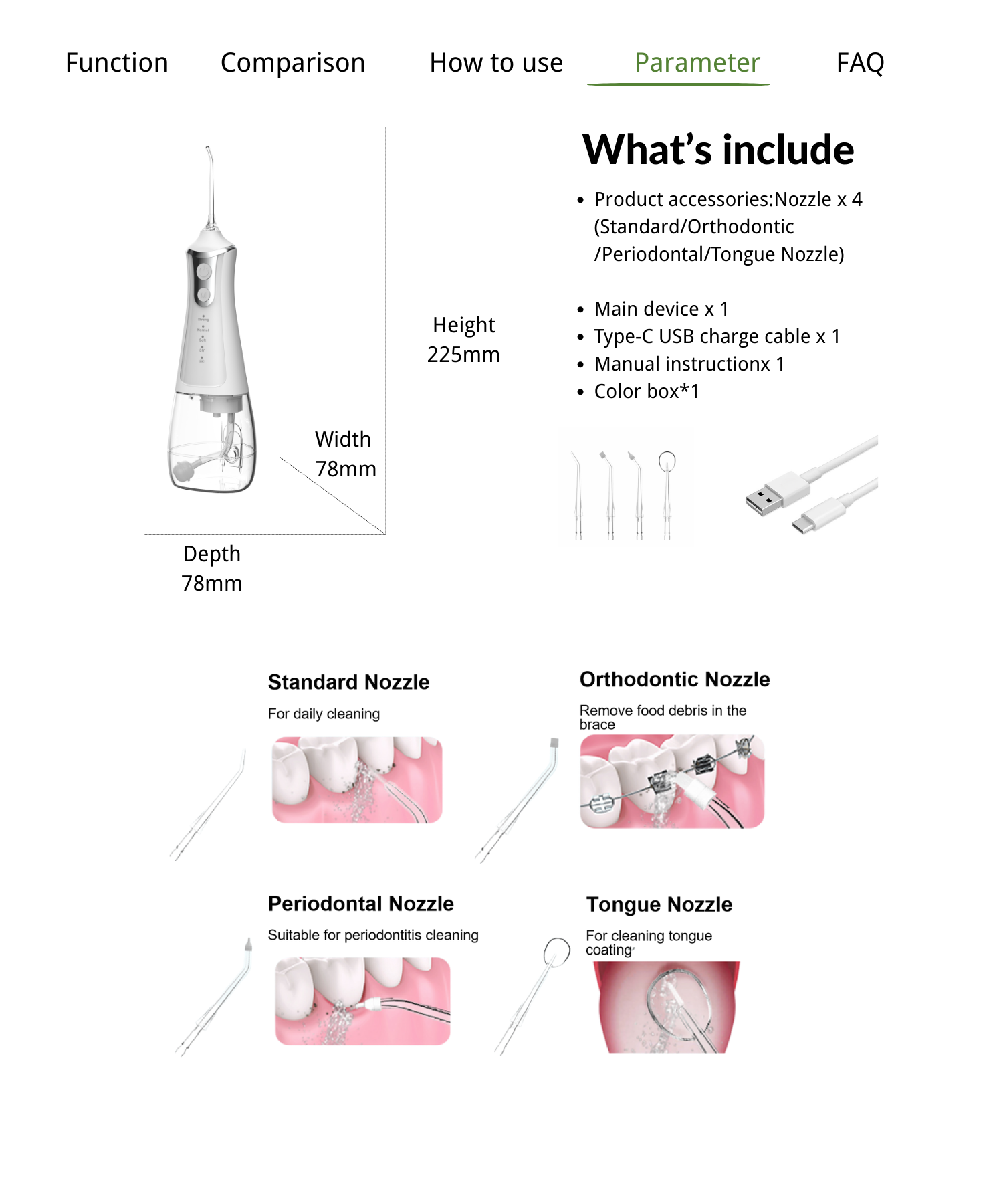 9.Dental Water flosser wholesale.png