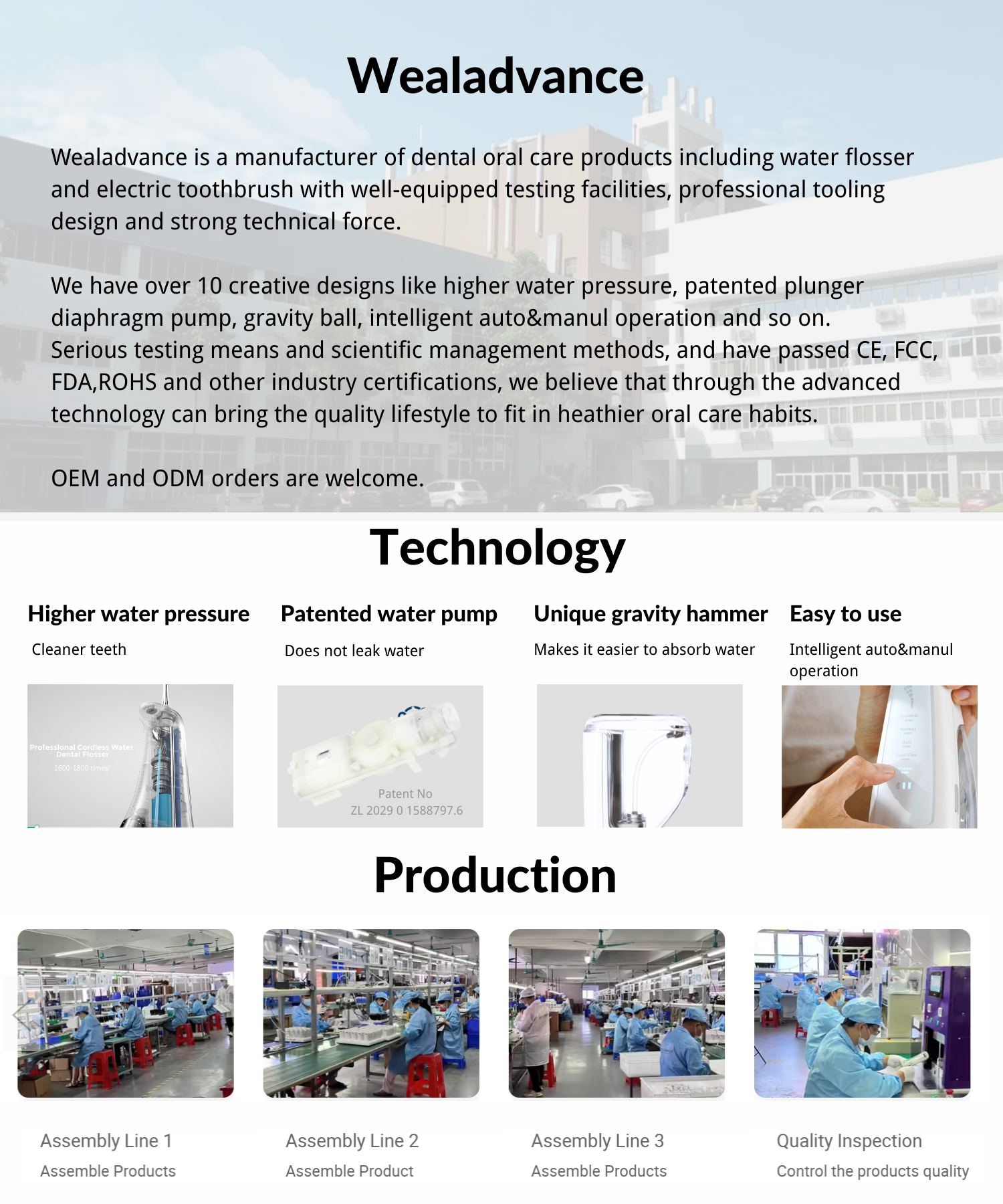 1.Portable Water Flosser Factory - Efficient Dental Cleaning Solutions.png